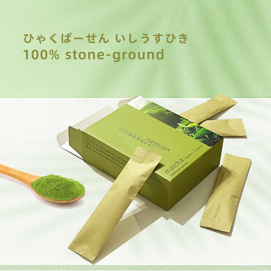フジンチュンFUJINGCHUN Organic Stone Ground Matcha Powder (48g/1.69oz)
